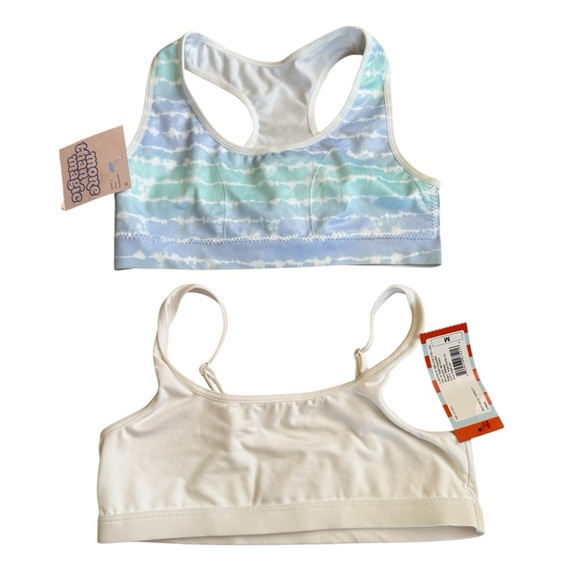 Bundle Set 2PC Girls Sports Bra Size M 7/8 NWT - Picture 1 of 4